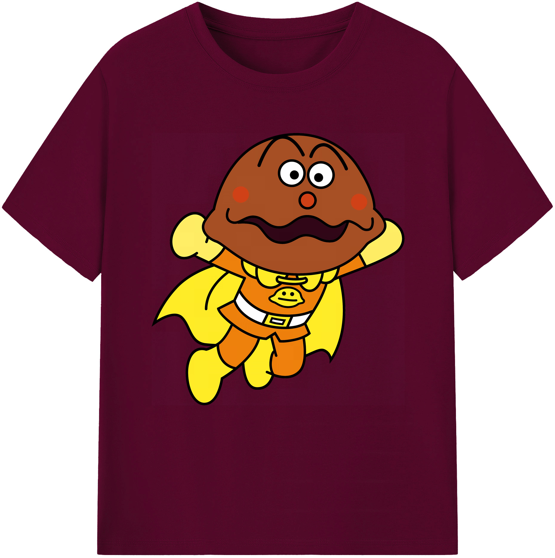（画像用） アンパンマン Anpanman レディースカジュアルプリントTシャツ（綿100％）